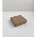 Коробка с откидной крышкой 12x12x4 см крафт