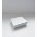 Коробка с отдельной крышкой 14x10x5 см белая
