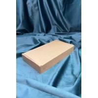 Коробка с откидной крышкой 21x11x3 см крафт