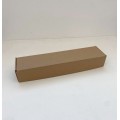Коробка с откидной крышкой 26х7х2 см крафт
