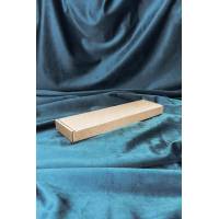 Коробка с откидной крышкой 26х7х2 см крафт