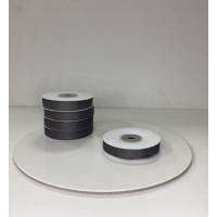 Лента репсовая 1,5 см серый 20 м.