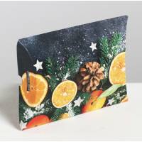 Коробка складная Мандариновое настроение 11x8x2 см