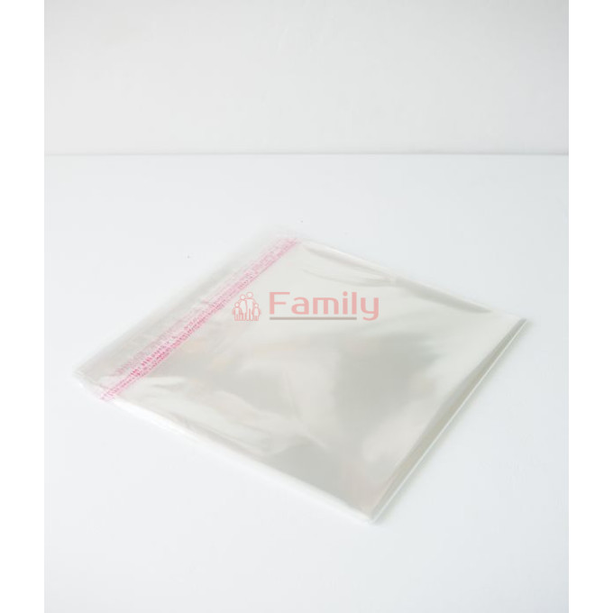 Пакет прозрачный 45х63 см с клейкой полосой 100 шт