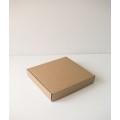 Коробка с откидной крышкой 18x18x6 см крафт