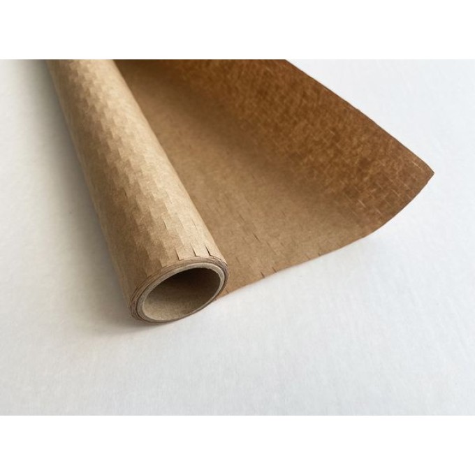 Крафт бумага сотовая в рулоне 5 м коричневая