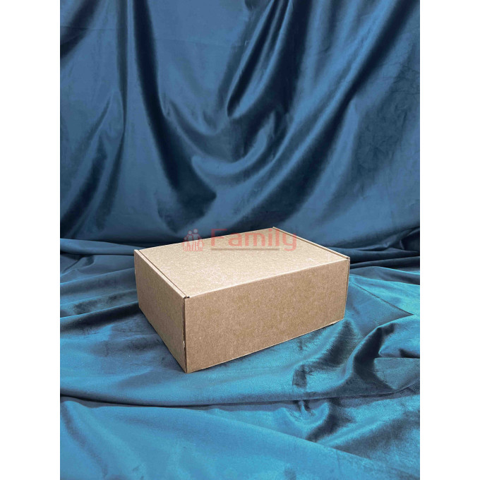 Коробка с откидной крышкой 21,5x12,8x9 см крафт