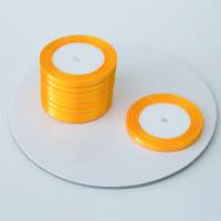 Лента атласная 0,6 см оранжевый 23 м