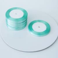 Лента атласная 0,6 см аквамарин 23 м
