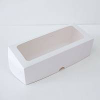 Коробка для рулета с окном 33x15x10 см