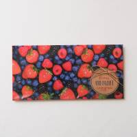 Открытка конверт Ягоды 16,5x8 см