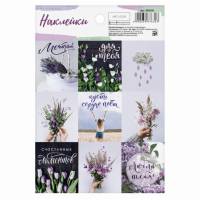 Наклейки Луговые цветы 11x16 см