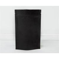 Пакет дой-пак 12х18,5 см черный без окна трёхслойный