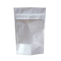 Пакет дой-пак 12х18,5 см белый с прозрачным окном