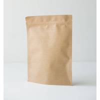 Пакет дой-пак 13,5х20 см крафт без окна