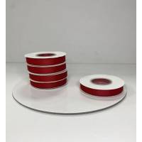 Лента репсовая 1,5 см красный 20 м.