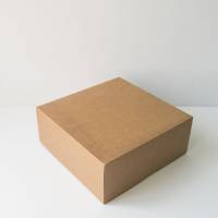 Коробка для продуктов питания 25,5x25,5x10,5 см крафт