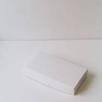 Коробка для пирожных 22,5х11х4 см без окна белая