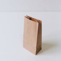 Пакет бумажный 8х17х5 см крафт