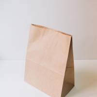 Пакет бумажный 26x34x15 см крафт/целлюлоза