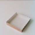 Коробка для печенья 15x15x3 см крафт
