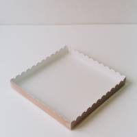 Коробка для печенья 25x25x3 см крафт