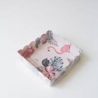 Коробка для печенья 12x12x3 см Тропики