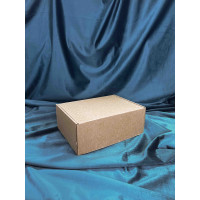 Коробка с откидной крышкой 25x17x10 см крафт