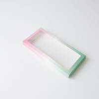 Коробка для шоколада с окном 17x8x1,4 см градиент