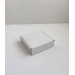 Коробка с откидной крышкой 12x12x4 см белая