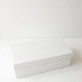 Коробка с отдельной крышкой 35x16x12 см белая