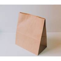 Пакет бумажный 32x34x20 см крафт/макулатура