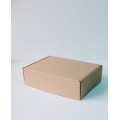 Коробка с откидной крышкой 23x17x9 см крафт