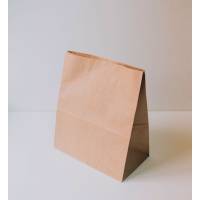 Пакет бумажный 22x29x12 см крафт/макулатура