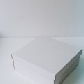 Коробка с отдельной крышкой 35x35x11 см белая