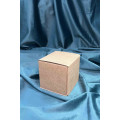 Коробка с откидной крышкой 10x10x10 см крафт