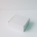 Коробка с откидной крышкой 16x15x7 см белая
