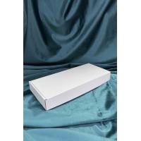 Коробка с откидной крышкой 32x14x4 см белая