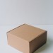 Коробка с откидной крышкой 20x20x10 см крафт