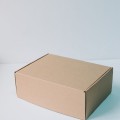 Коробка с откидной крышкой 27x20x10 см крафт