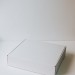 Коробка с откидной крышкой 34x30x8 см белая