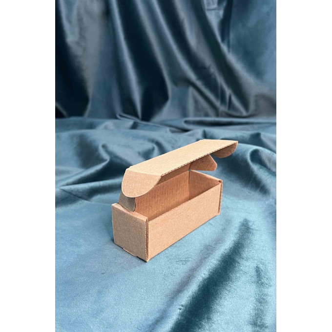 Коробка с откидной крышкой 9x3,5x3,5 см крафт