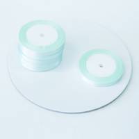 Лента атласная 1 см мятный светлый 23 м