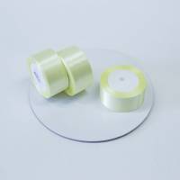 Лента атласная 4 см кремовый 23 м