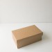 Коробка с откидной крышкой 25x15x10 см крафт