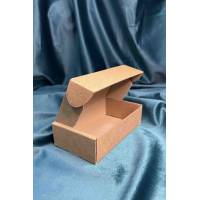 Коробка с откидной крышкой 14x8x4 см крафт