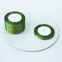 Лента атласная 1 см фисташковый 23 м