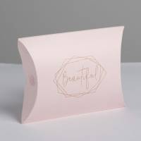 Коробка складная фигурная Beautiful 11x8x2 см