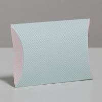 Коробка складная Белый горошек 11x8x2 см