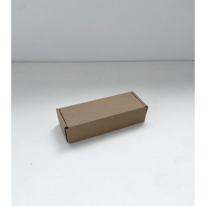Коробка с откидной крышкой 14,8x5,5x4 см крафт (30 штук)